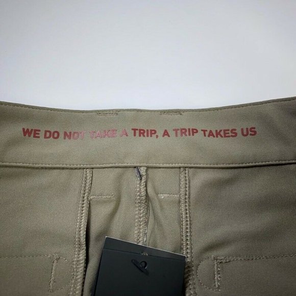 Rhone Mens Commuter Dress Pants Khaki - Picture 4 of 16